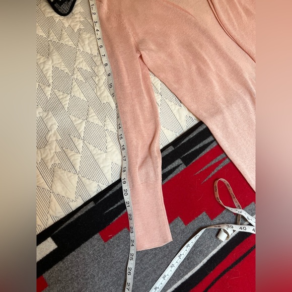 Halogen Summer Cardigan, soft pink, linen blend - Picture 9 of 10